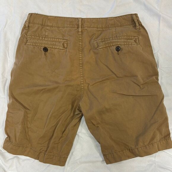 Arizona Jean Company Tan Flat Front Chino Shorts - Picture 3 of 3